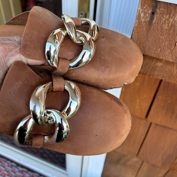 Charles David Siena Leather Clogs shoes 38 - Picture 10 of 15